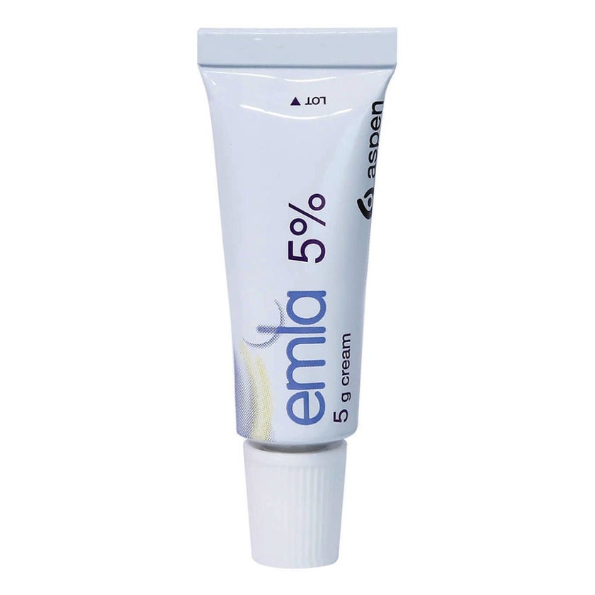 Aspen Emla Skin Numbing Topical Anaesthetic Cream 5g, Pack of 5's