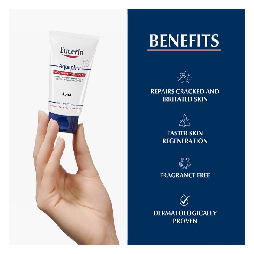 Eucerin Aquaphor Soothing Skin Balm For Dry & Cracked Skin 45ml