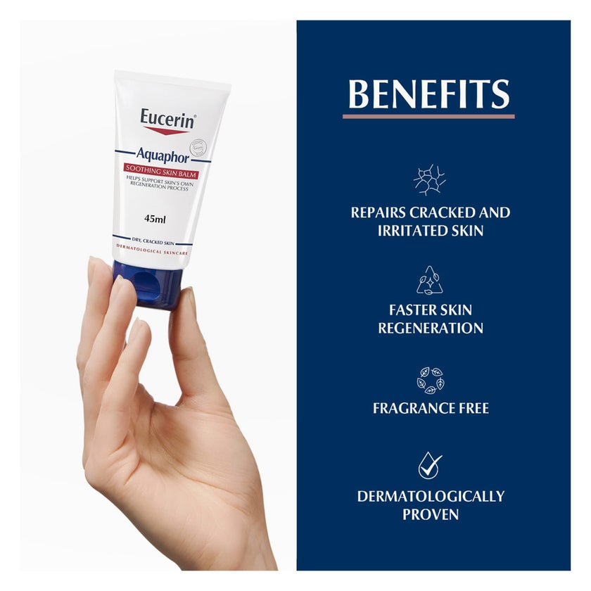 Eucerin Aquaphor Soothing Skin Balm For Dry & Cracked Skin 45ml