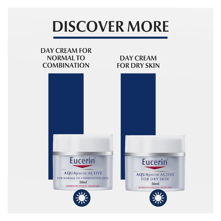 Eucerin Aquaporin Active Moisturising Rich Cream For Dry Skin 50ml