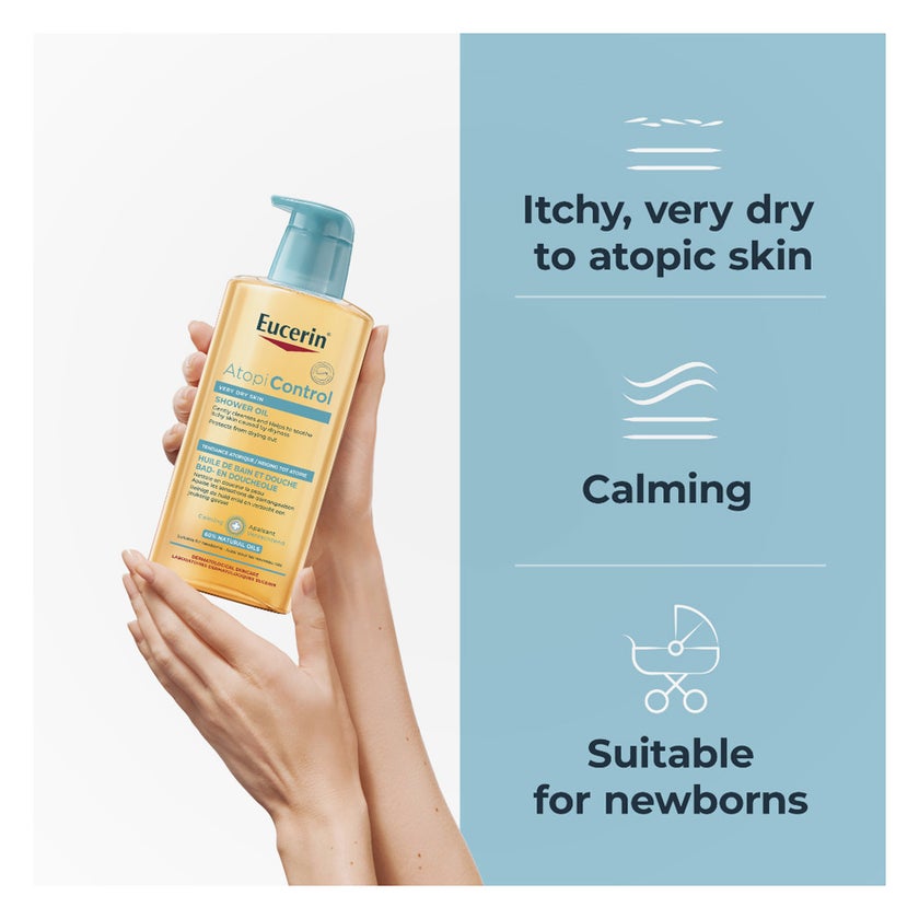 Eucerin AtopiControl Body Shower Oil For Very Dry Skin 400ml