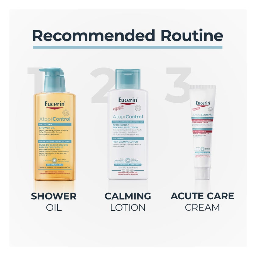 Eucerin AtopiControl Body Shower Oil For Very Dry Skin 400ml