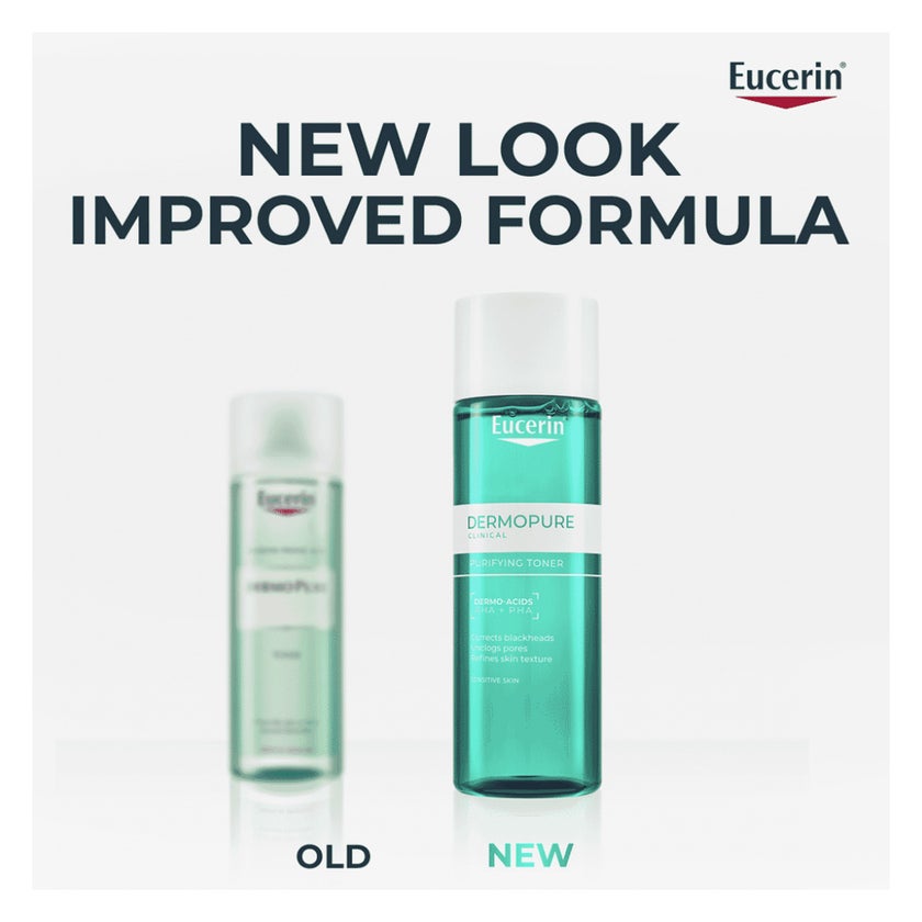 Eucerin Dermopure AHA+ PHA Purifying Toner For Blemish Prone Skin 200ml