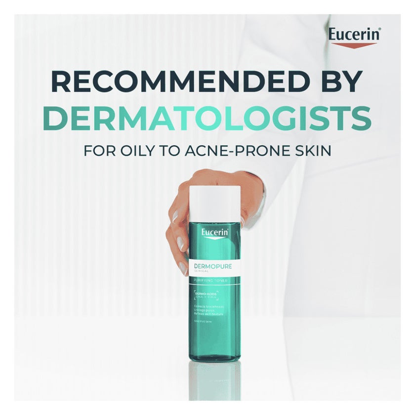 Eucerin Dermopure AHA+ PHA Purifying Toner For Blemish Prone Skin 200ml