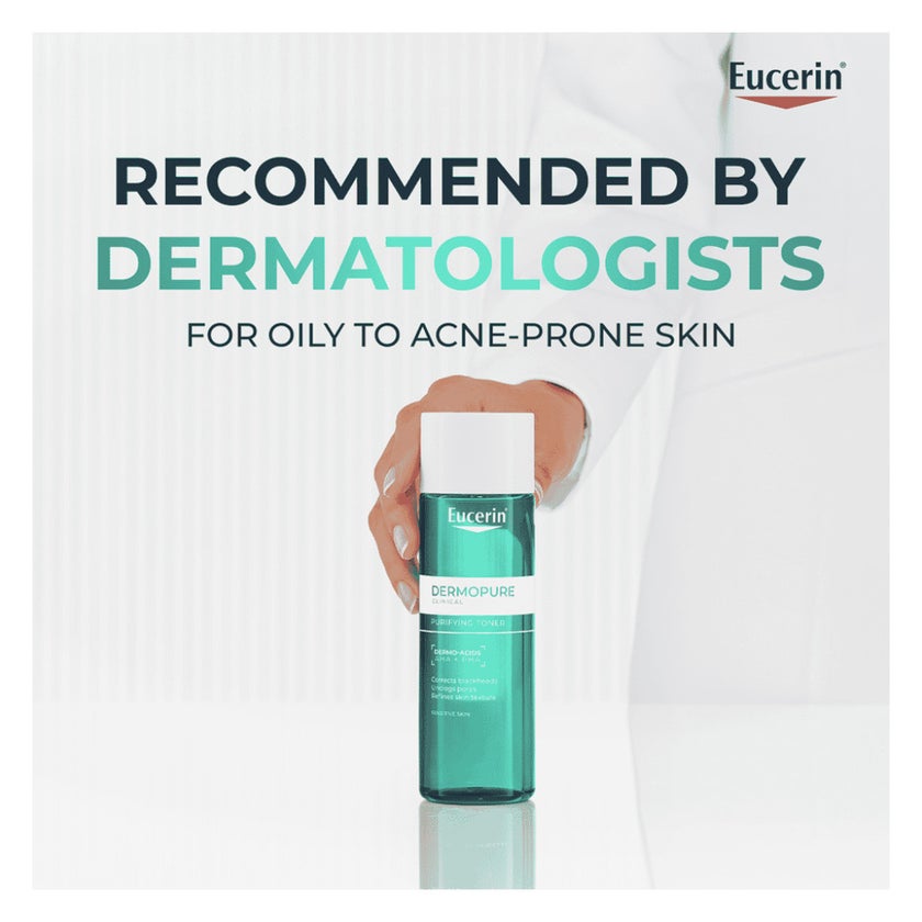 Eucerin Dermopure AHA+ PHA Purifying Toner For Blemish Prone Skin 200ml