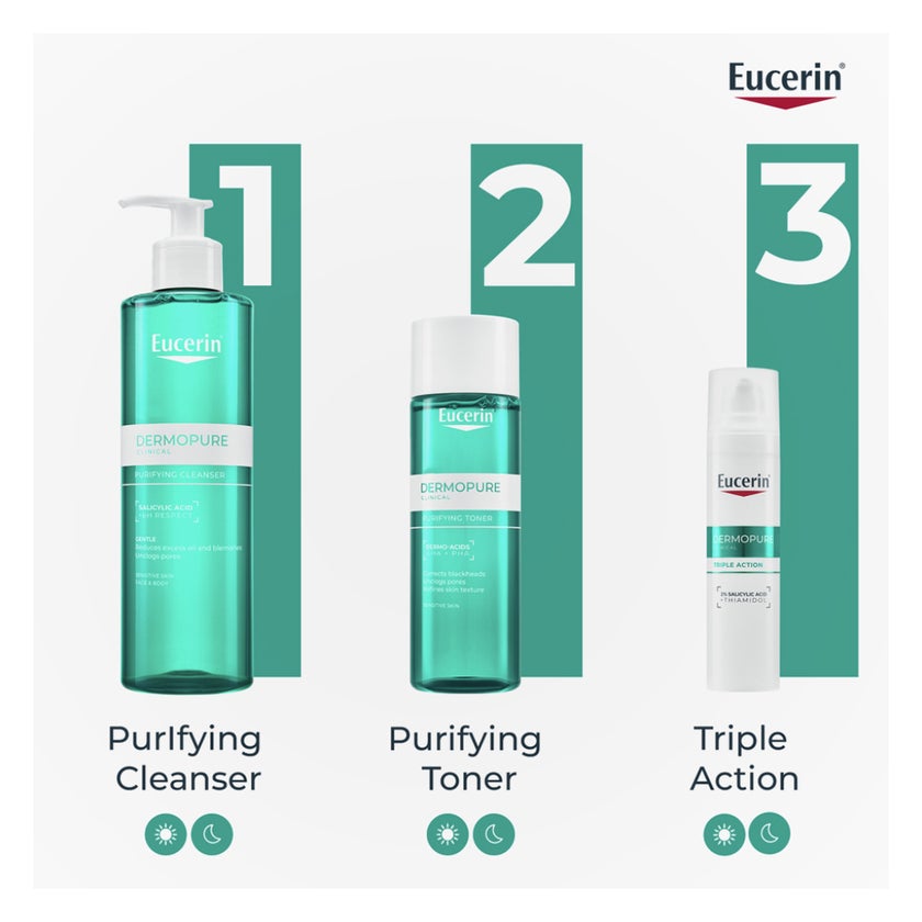 Eucerin Dermo Purifyer Oil Control Face Toner For Blemish Prone Skin 200ml