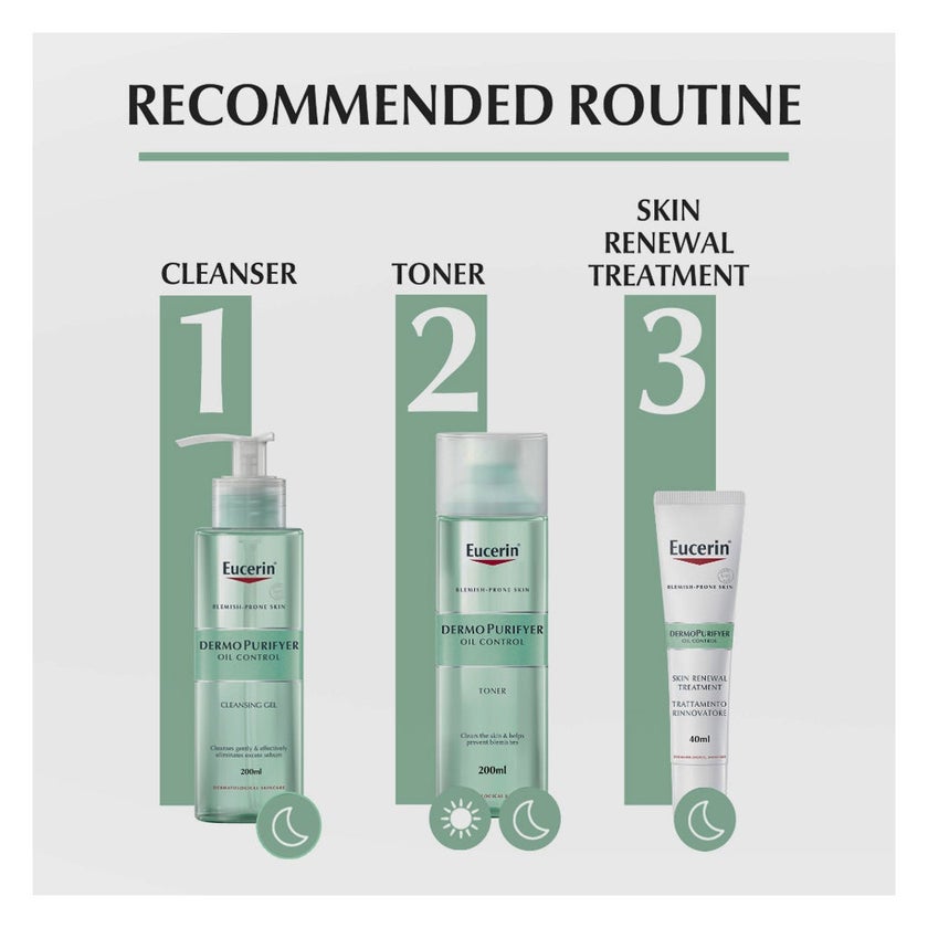 Eucerin Dermo Purifyer Oil Control Face Toner For Blemish Prone Skin 200ml