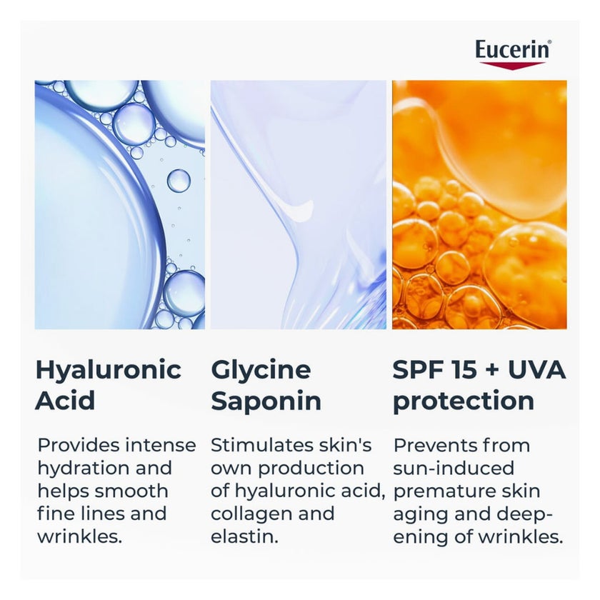 Eucerin Hyaluron-Filler 3x Effect SPF 15 Anti-Wrinkle Day Cream 50ml