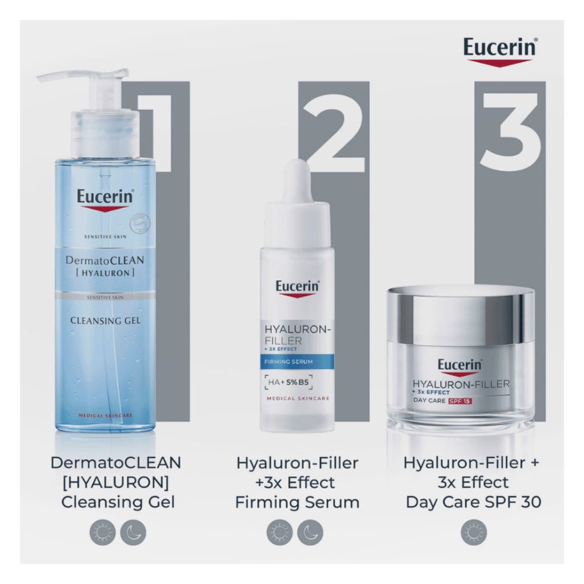 Eucerin Hyaluron-Filler 3x Effect SPF 15 Anti-Wrinkle Day Cream 50ml