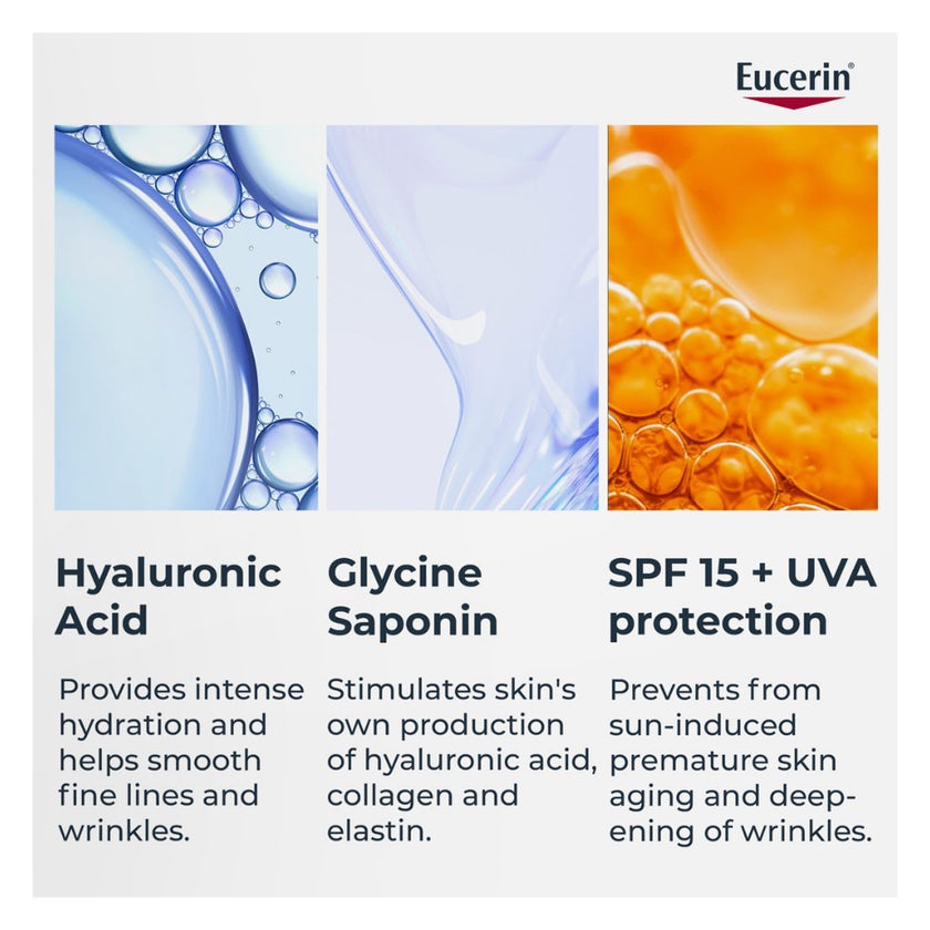 Eucerin Hyaluron-Filler 3x Effect SPF 15 Anti-Wrinkle Day Cream 50ml