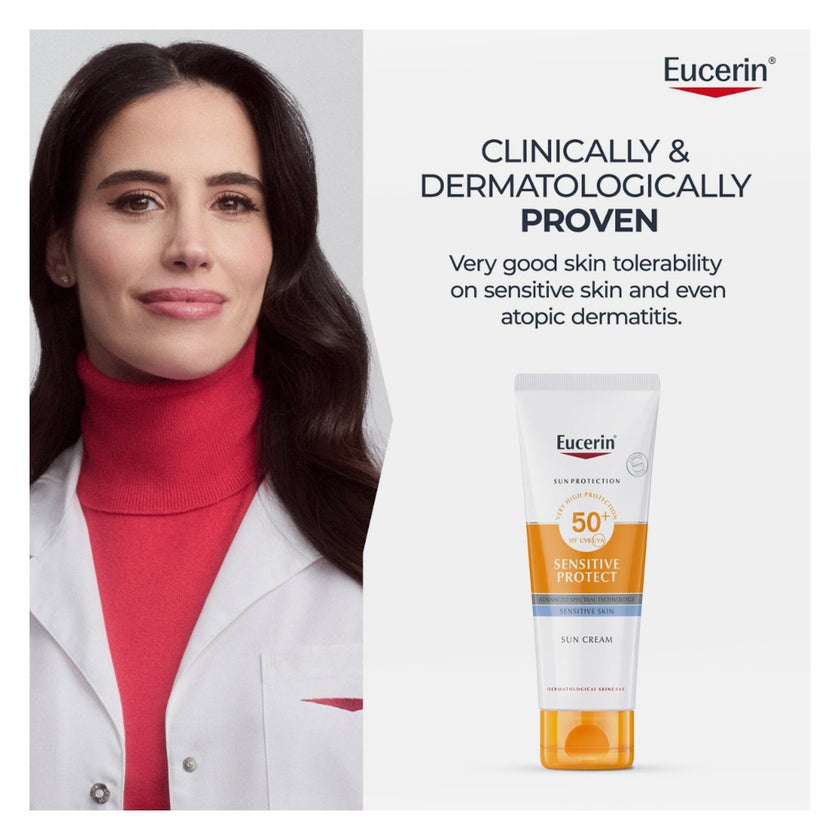 Eucerin Sensitive Protect SPF 50+ Sunscreen For Sensitive Skin 50ml