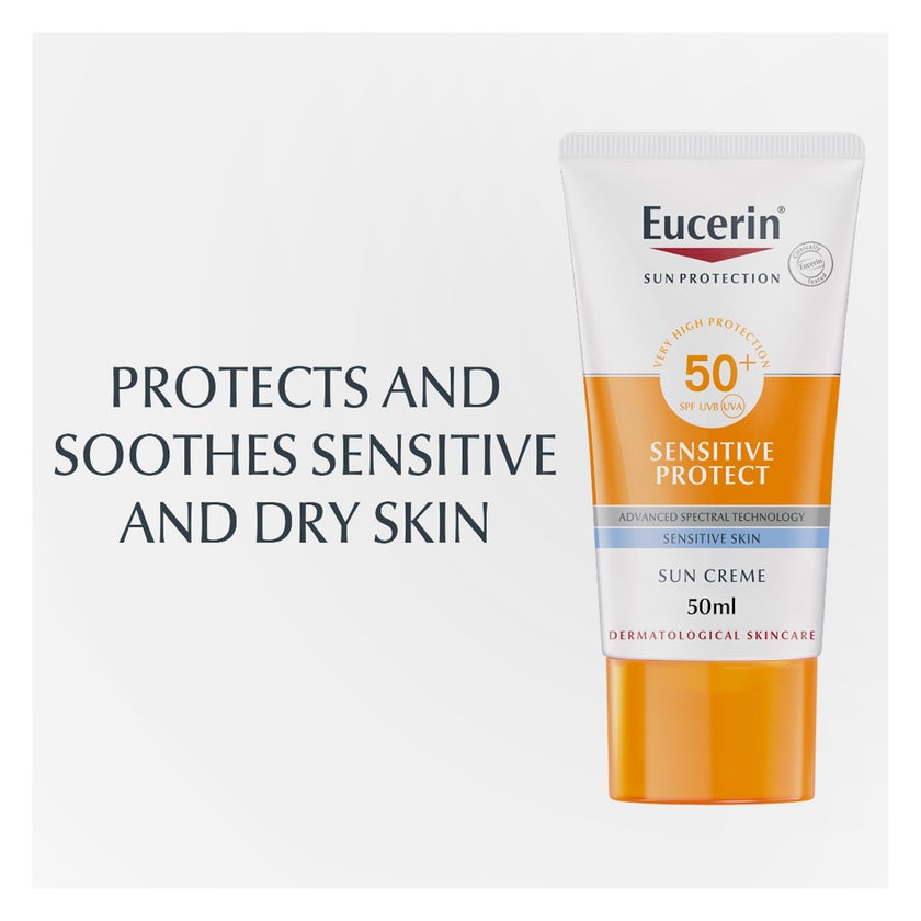 Eucerin Sun Sensitive Protect SPF50+ Sunscreen Cream For Sensitive Skin 50ml