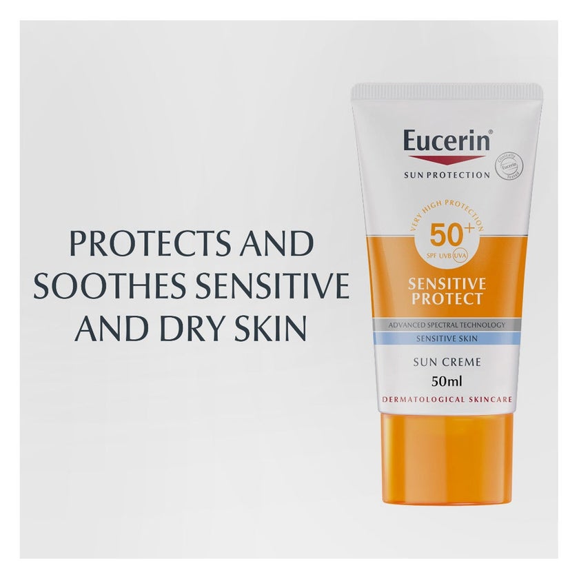 Eucerin Sun Sensitive Protect SPF50+ Sunscreen Cream For Sensitive Skin 50ml