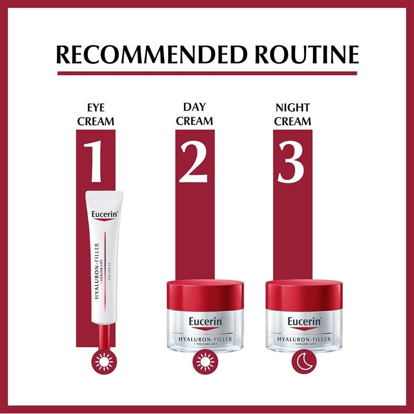 Eucerin Hyaluron-Filler + Volume Lift SPF 15 Anti-Aging Day Cream For Dry Skin 50ml