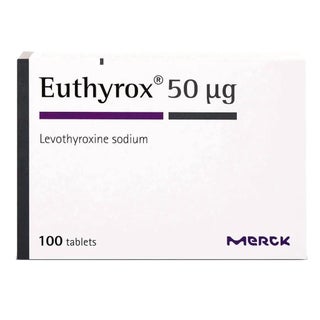 Euthyrox 50mcg Tablets, Pack of 100's