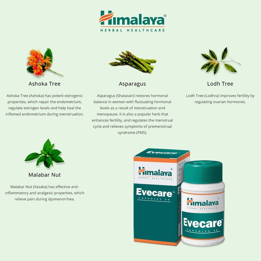 Himalaya Evecare Capsules, Pack of 30's