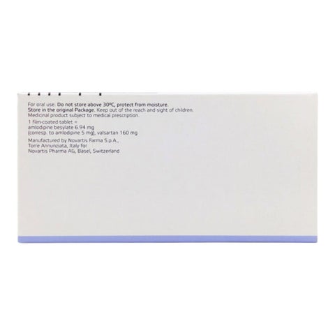 Exforge 5mg/160mg Film Coated Tablets, Pack of 28’s