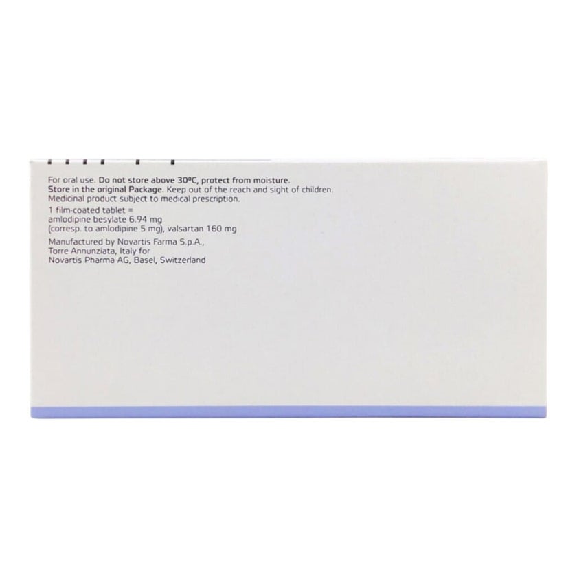 Exforge 5mg/160mg Film Coated Tablets, Pack of 28’s