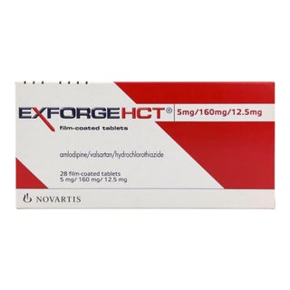 Exforge HCT 5mg/160mg/12.5mg Film Coated Tablets, Pack of 28's