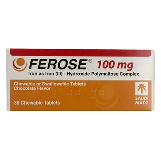 Ferose Chewable Tablets, Pack of 30's