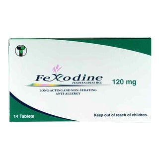 Fexodine 120mg Tablets, Pack of 14's