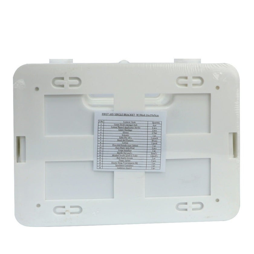 First Aid Box Small 25 x 17 x 8cm Filled