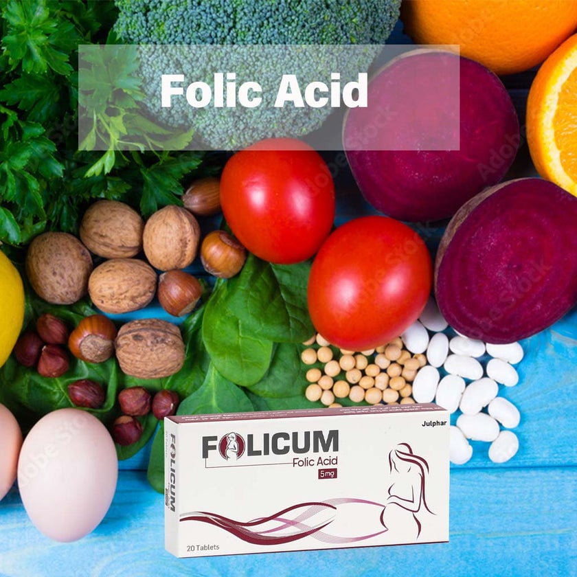 Folicum 5mg Tablets, Pack of 20's