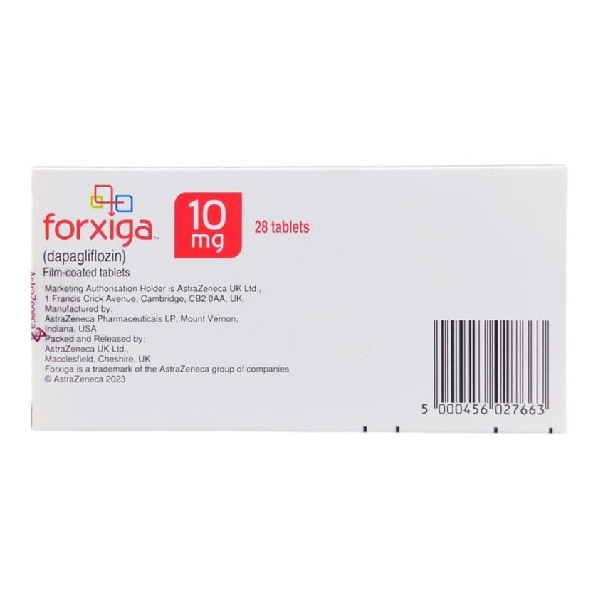 Forxiga 10mg Film Coated Tablets, Pack of 18’s