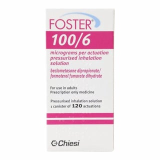 Foster 100mcg/6mcg Inhaler 120 Metered Doses