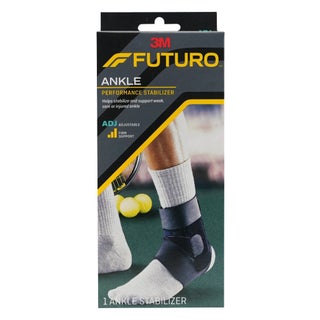Futuro Sport Deluxe Adjustable Ankle Performance Stabilizer Left/Right - Black 