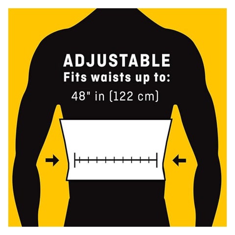 Futuro Adjustable Deluxe Comfort Compression Back Support - Dark Grey