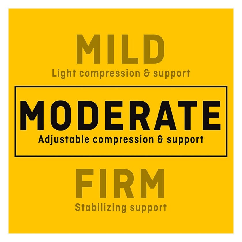 Futuro Adjustable Deluxe Comfort Compression Back Support - Dark Grey