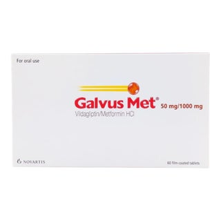 Galvusmet 50mg/1000mg Film Coated Tablets, Pack of 60's