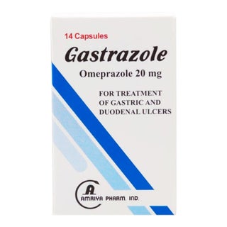 Gastrazole 20mg Capsules, Pack of 14's