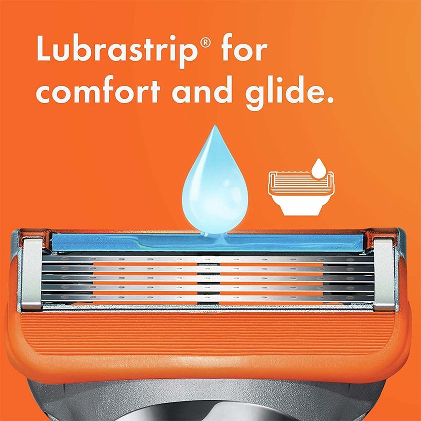 Gillette Fusion 5 Manual Razor Blade Refill For Smooth Long Lasting Shave, Pack of 4's