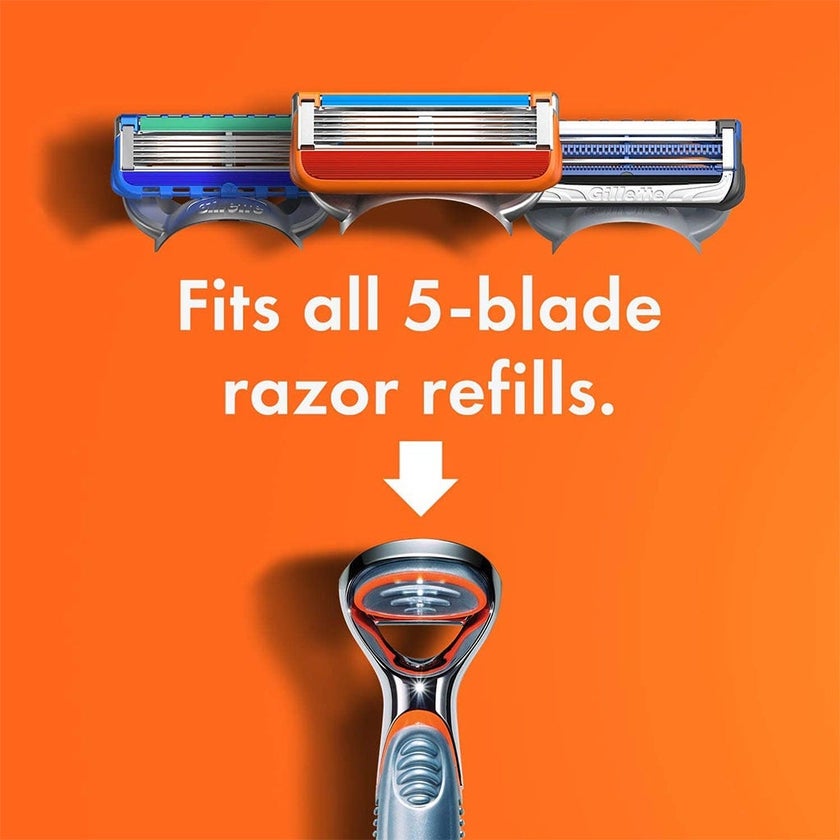 Gillette Fusion 5 Power Razor For Perfect Shave & Beard Shape