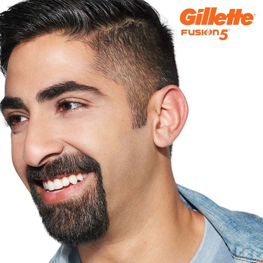 Gillette Fusion 5 Power Razor For Perfect Shave & Beard Shape