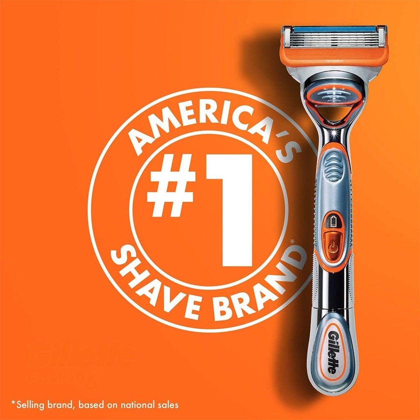 Gillette Fusion 5 Power Razor For Perfect Shave & Beard Shape