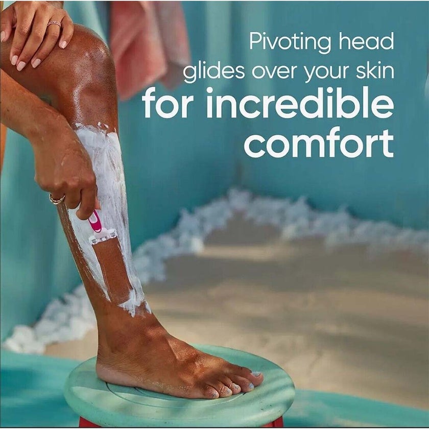 Gillette Simply Venus 3 Plus Disposable Razor For Women, Pack of 3's