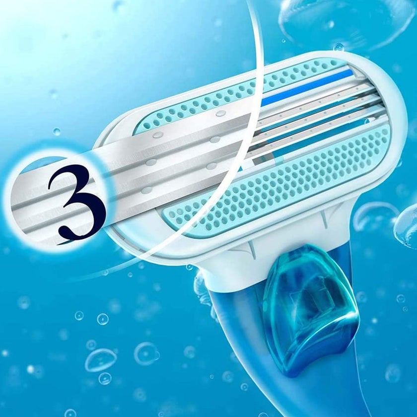 Gillette Venus Passion Close & Clean Women's Razor Blade Refill, Pack of 4's