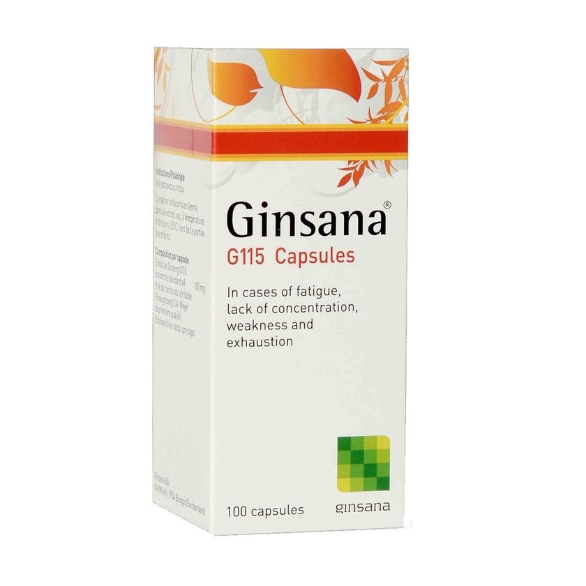 Ginsana Capsules, Pack of 100's