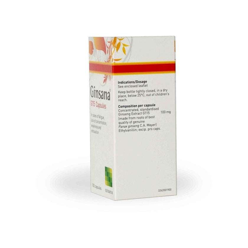 Ginsana Capsules, Pack of 100's