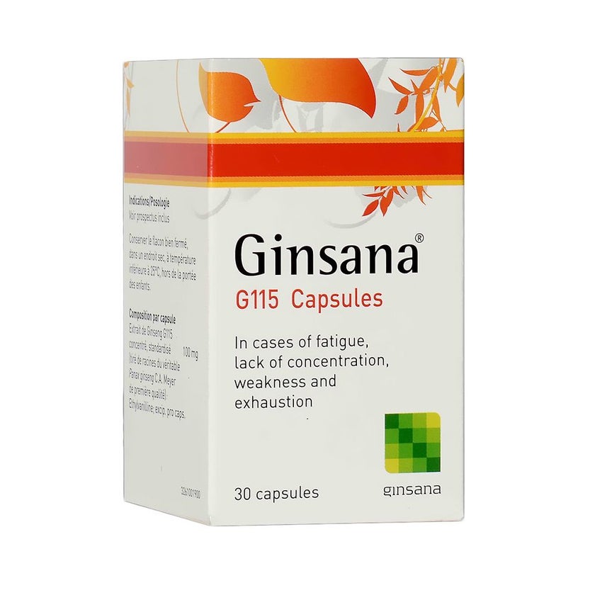 Ginsana Capsules, Pack of 30's