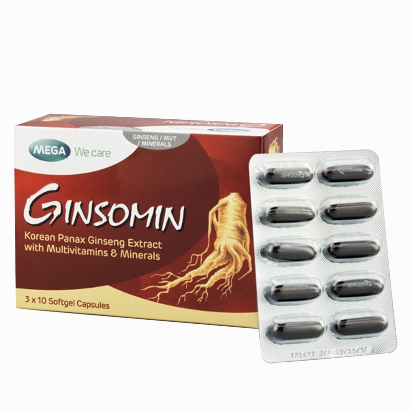 Mega We Care Ginsomin Capsules, Pack of 30's