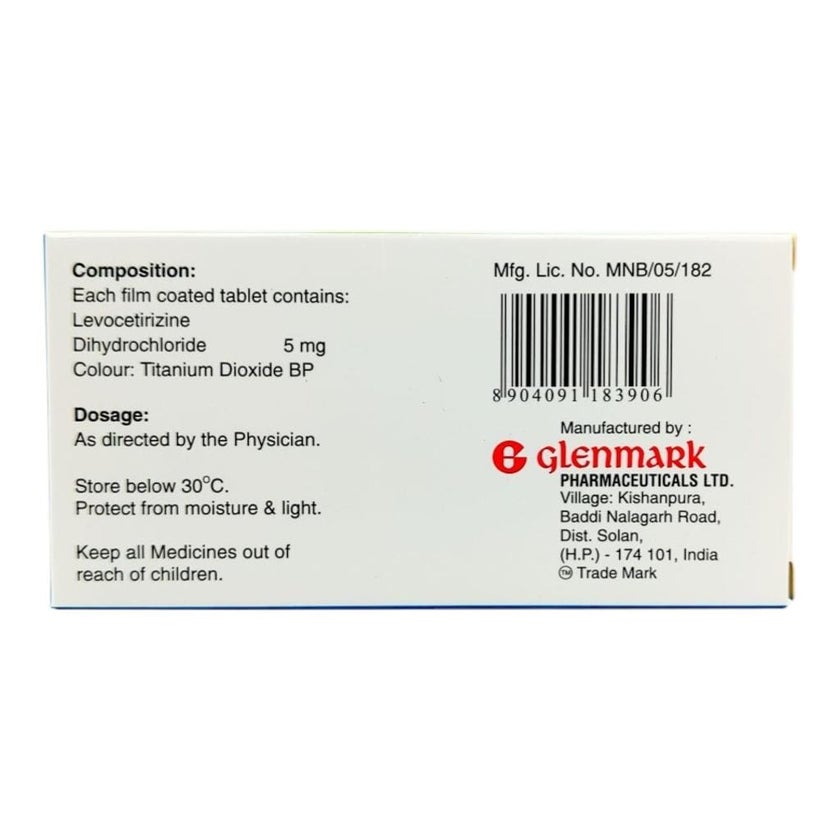 Glencet 5mg Tablets, Pack of 30's