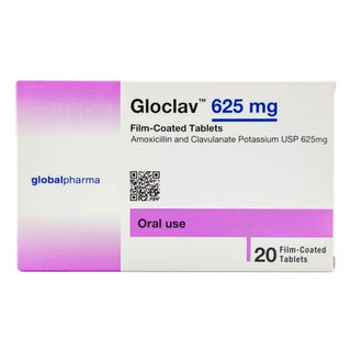 Gloclav 625mg Film Coated Tablets, Pack of 20’s