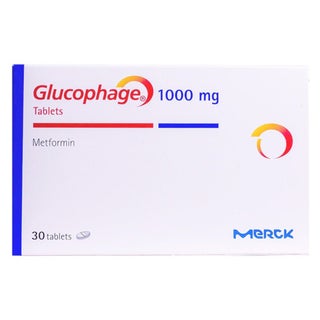 Glucophage 1000mg Tablets, Pack of 30's