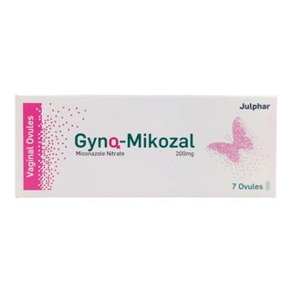 Gyno Mikozal 200mg Vaginal Ovules, Pack of 7's