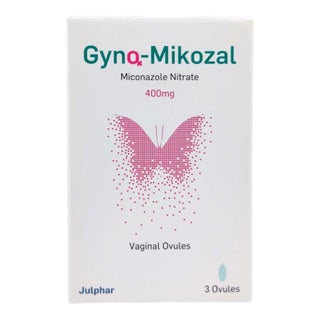 Gyno Mikozal 400mg Vaginal Ovules, Pack of 3's