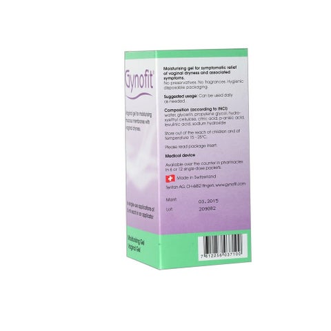 Gynofit Moisturising Vaginal Gel, Pack of 6's